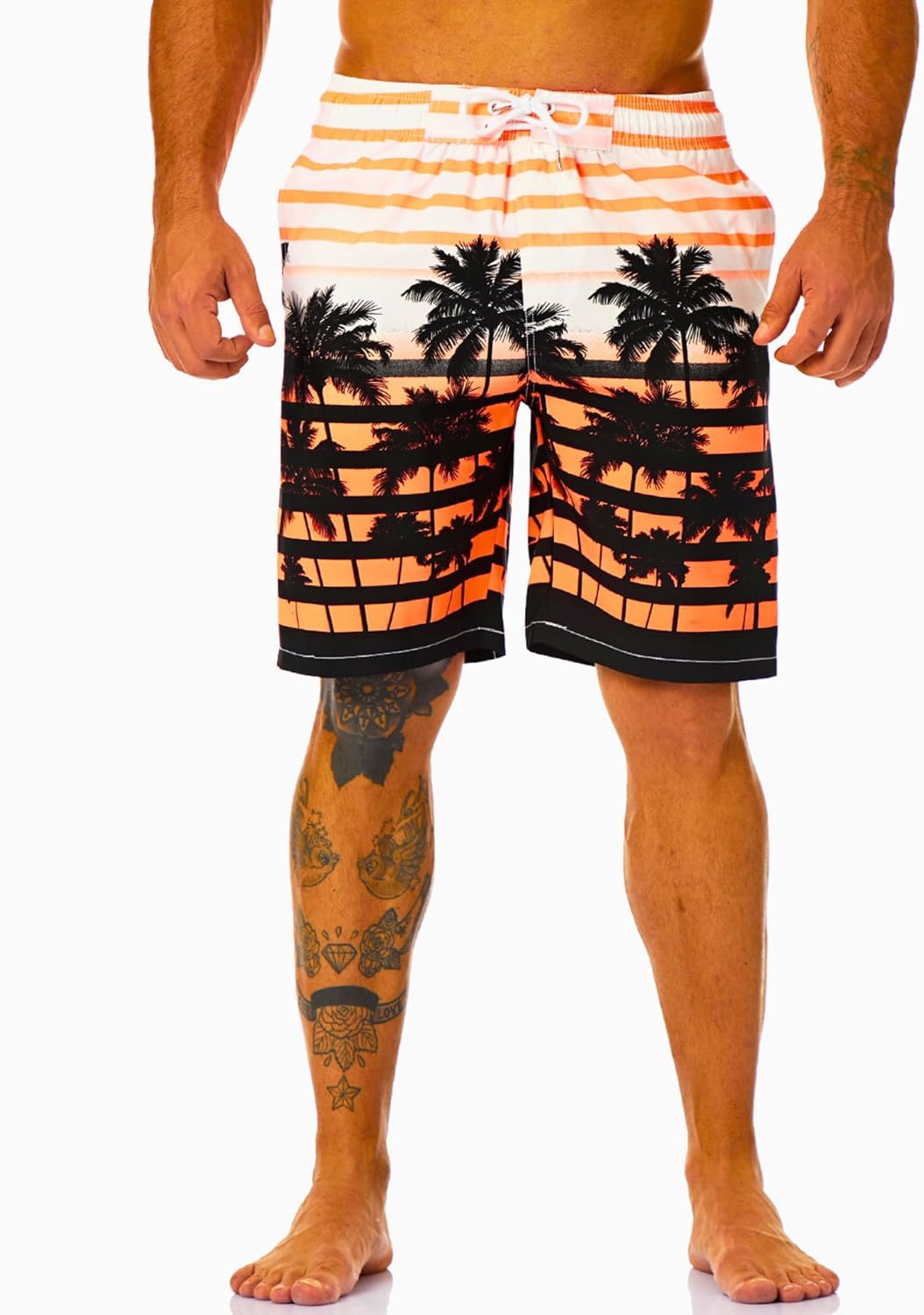 Bañador para hombre de secado rápido boardshorts para hombre, trajes de baño para hombre con forro de malla - Imagen 59 de 127