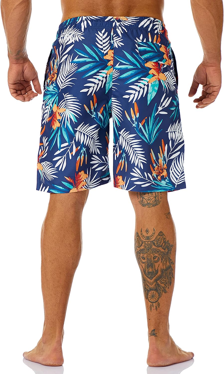 Bañador para hombre de secado rápido boardshorts para hombre, trajes de baño para hombre con forro de malla - Imagen 63 de 127