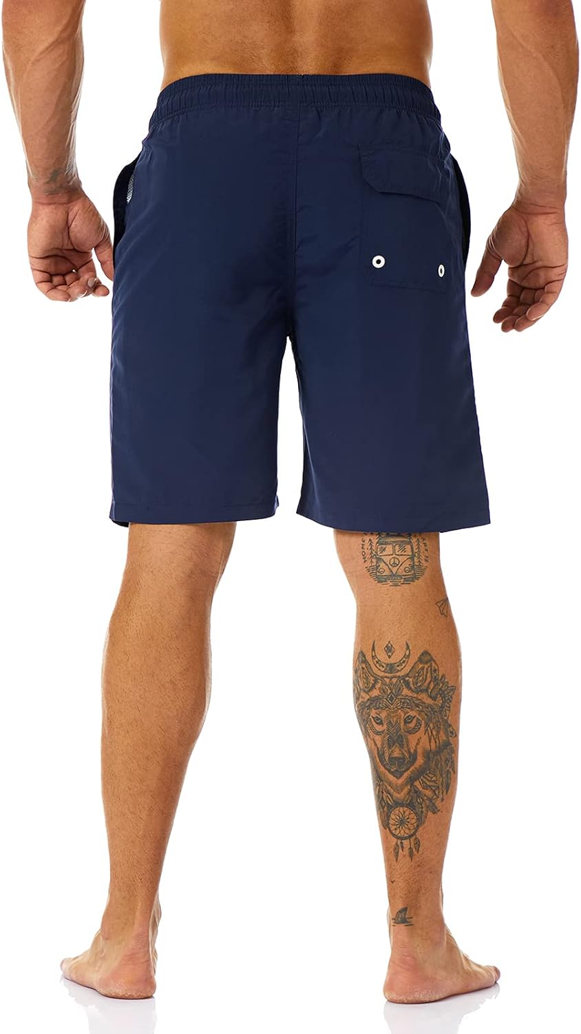Bañador para hombre de secado rápido boardshorts para hombre, trajes de baño para hombre con forro de malla - Imagen 66 de 127