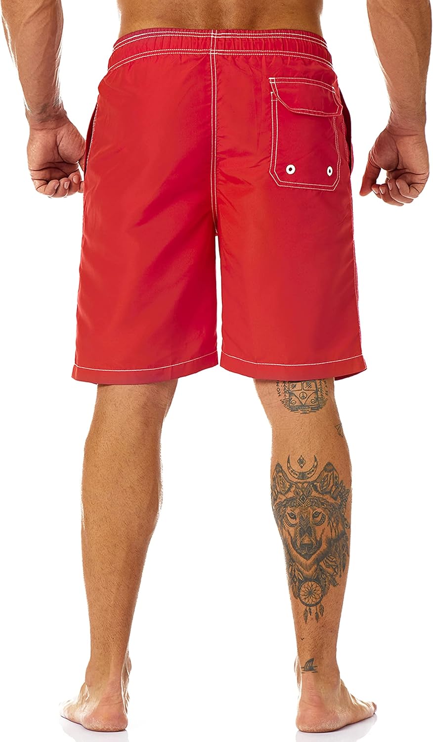 Bañador para hombre de secado rápido boardshorts para hombre, trajes de baño para hombre con forro de malla - Imagen 74 de 127