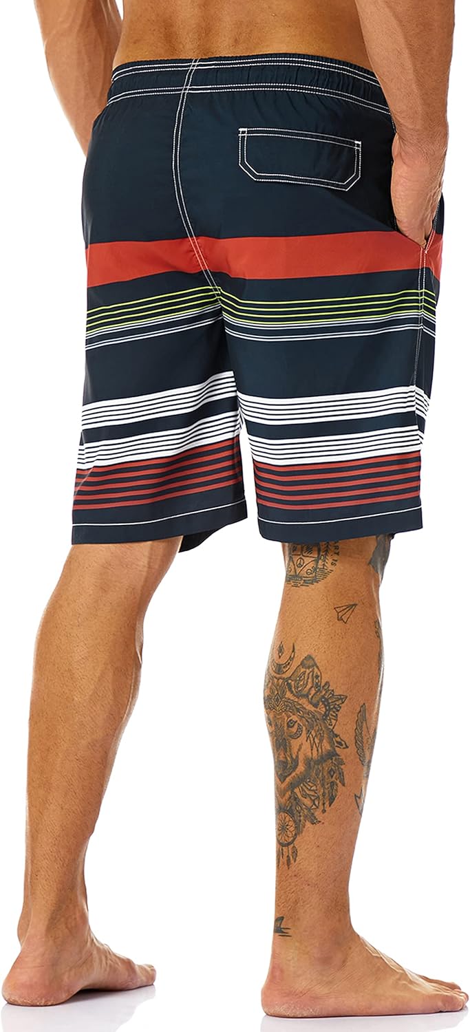 Bañador para hombre de secado rápido boardshorts para hombre, trajes de baño para hombre con forro de malla - Imagen 80 de 127
