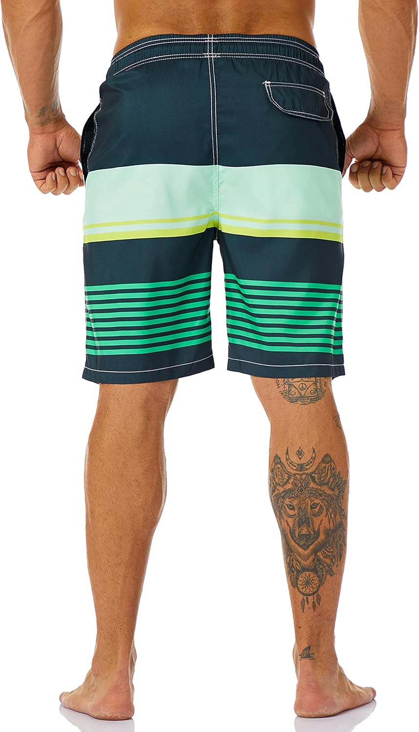 Bañador para hombre de secado rápido boardshorts para hombre, trajes de baño para hombre con forro de malla - Imagen 84 de 127