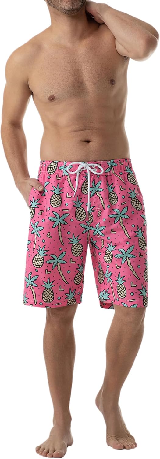 Bañador para hombre de secado rápido boardshorts para hombre, trajes de baño para hombre con forro de malla - Imagen 101 de 127