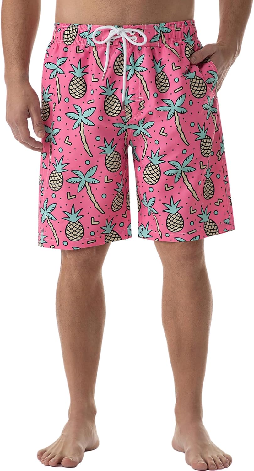 Bañador para hombre de secado rápido boardshorts para hombre, trajes de baño para hombre con forro de malla - Imagen 104 de 127