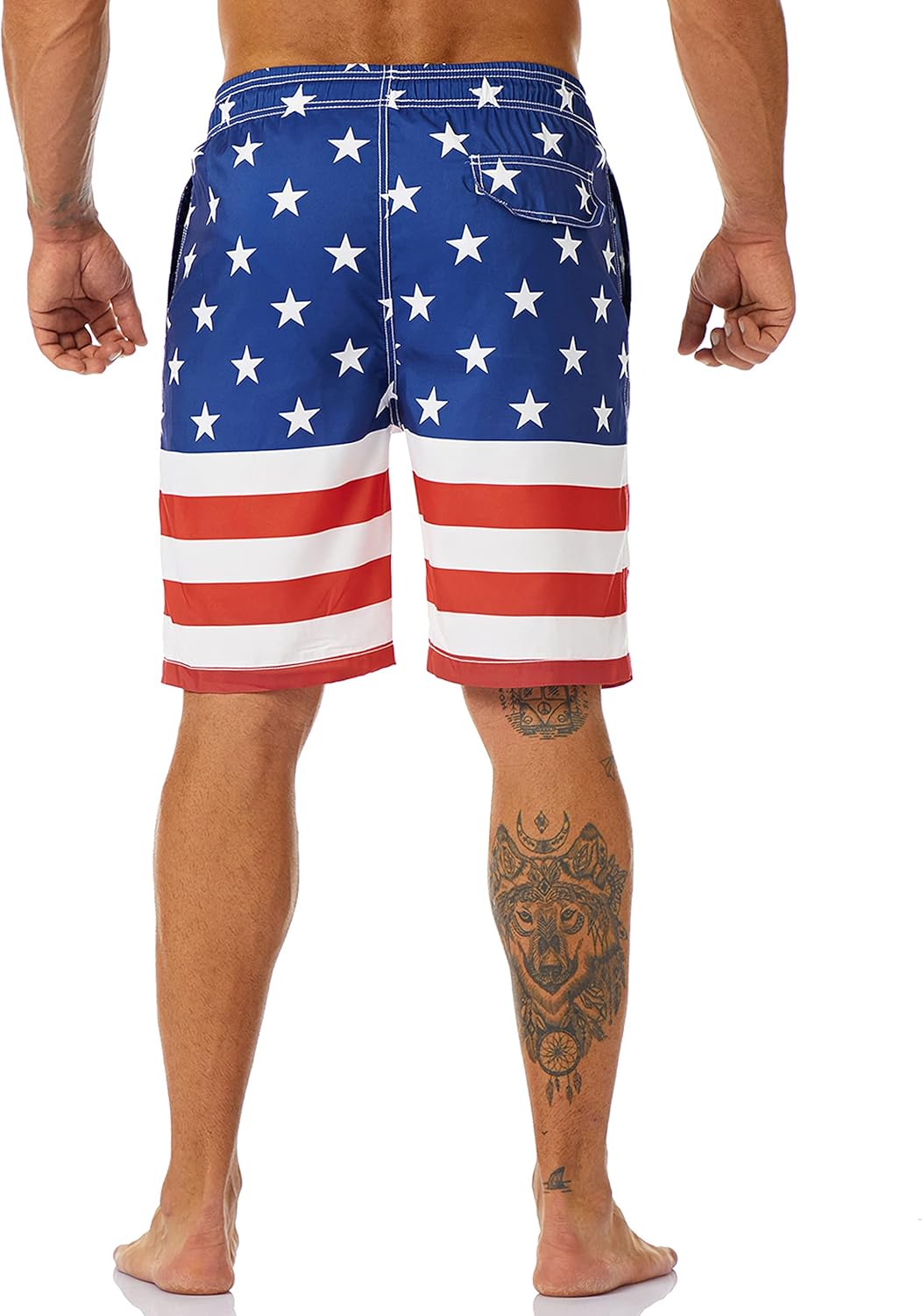 Bañador para hombre de secado rápido boardshorts para hombre, trajes de baño para hombre con forro de malla - Imagen 105 de 127