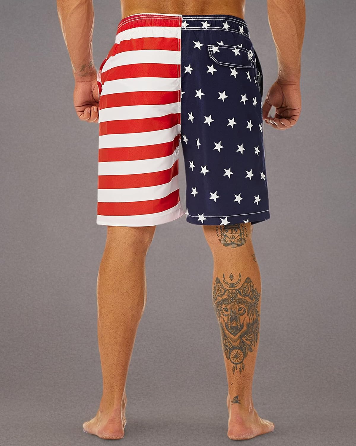 Bañador para hombre de secado rápido boardshorts para hombre, trajes de baño para hombre con forro de malla - Imagen 109 de 127