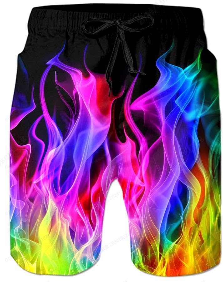 Herren Badehose schnelltrocknend Boardshorts Badeanzug mit Taschen Netzfutter - Bild 30 von 85