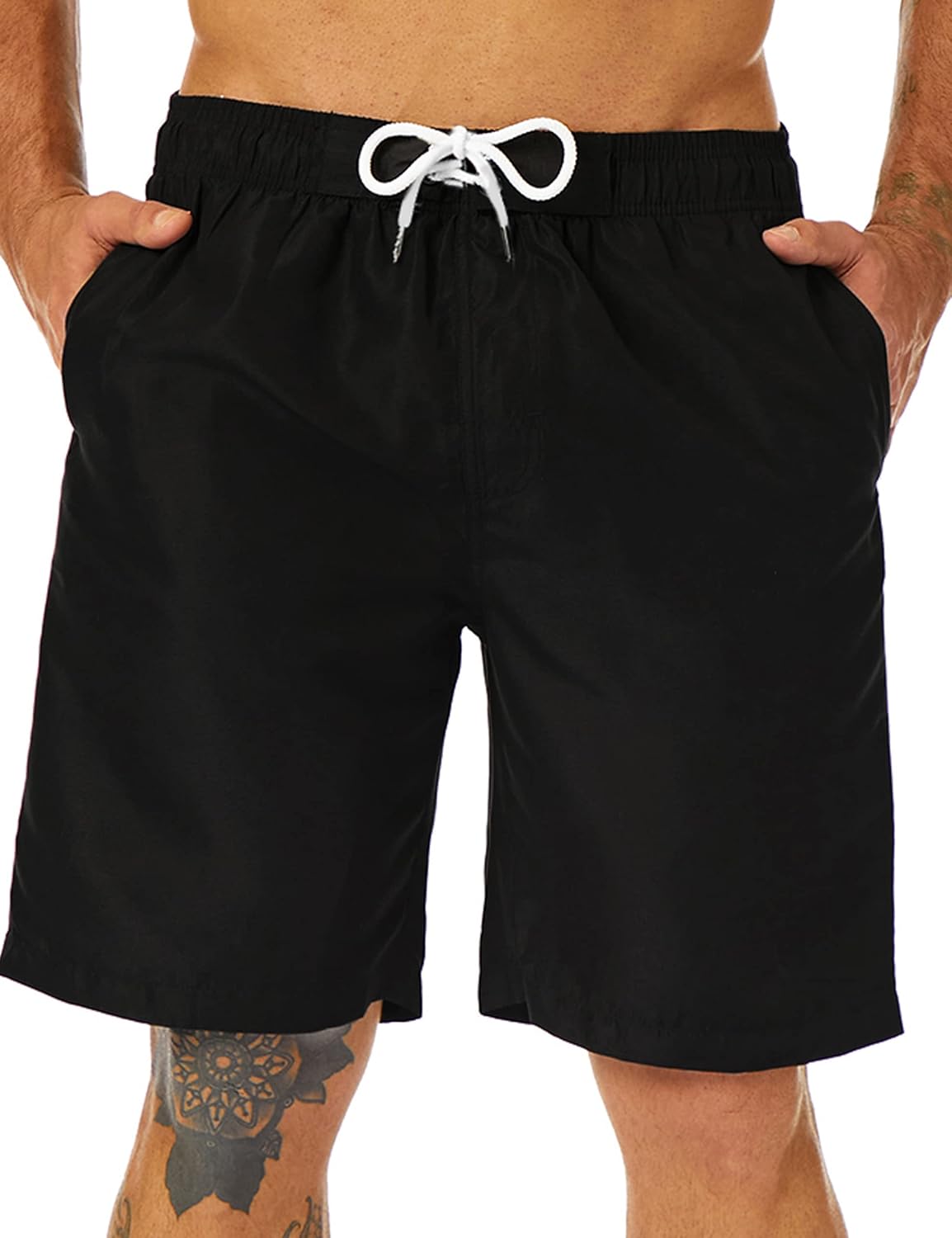 Bañador para hombre de secado rápido boardshorts para hombre, trajes de baño para hombre con forro de malla - Imagen 113 de 127