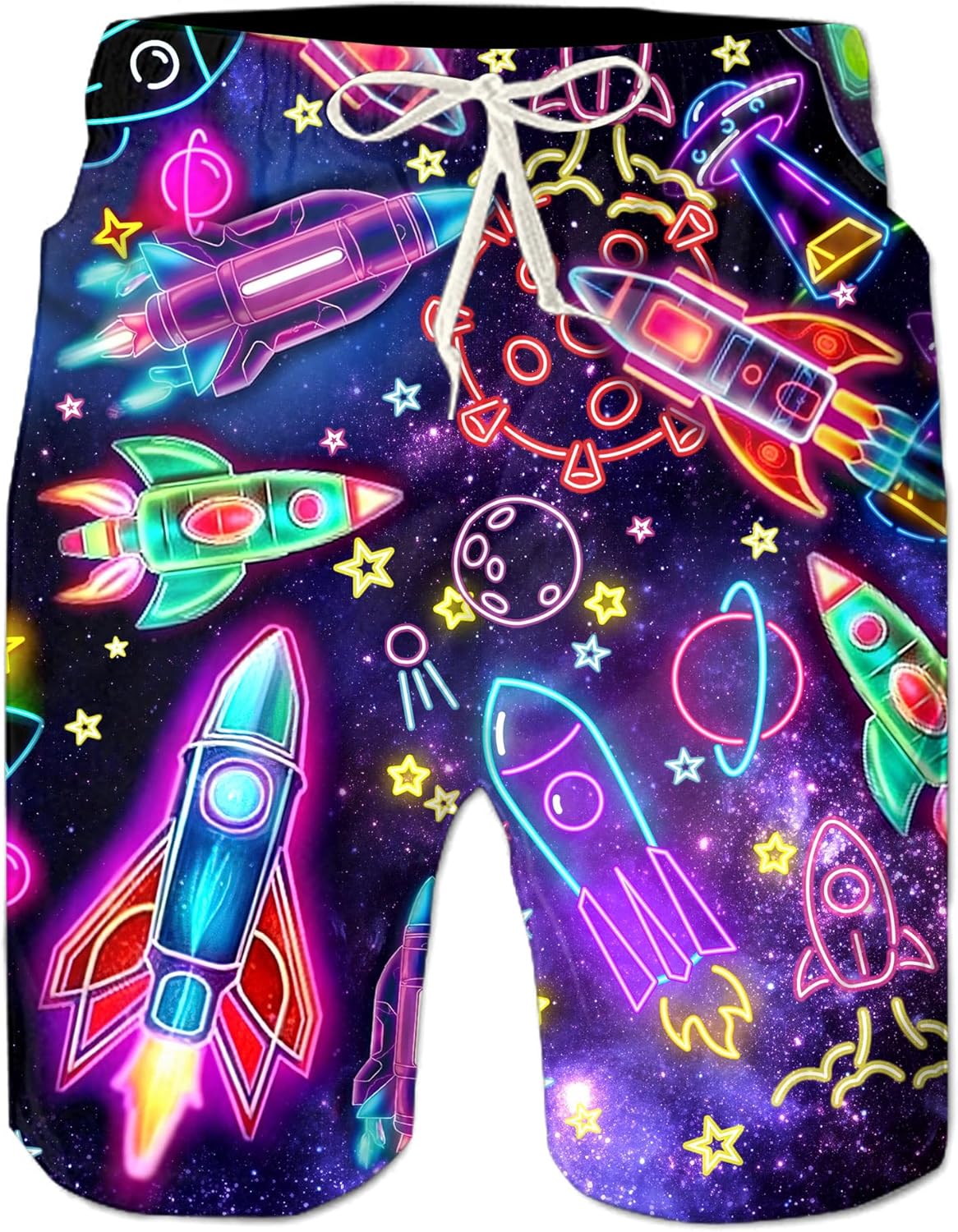 Herren Badehose schnelltrocknend Boardshorts Badeanzug mit Taschen Netzfutter - Bild 47 von 85