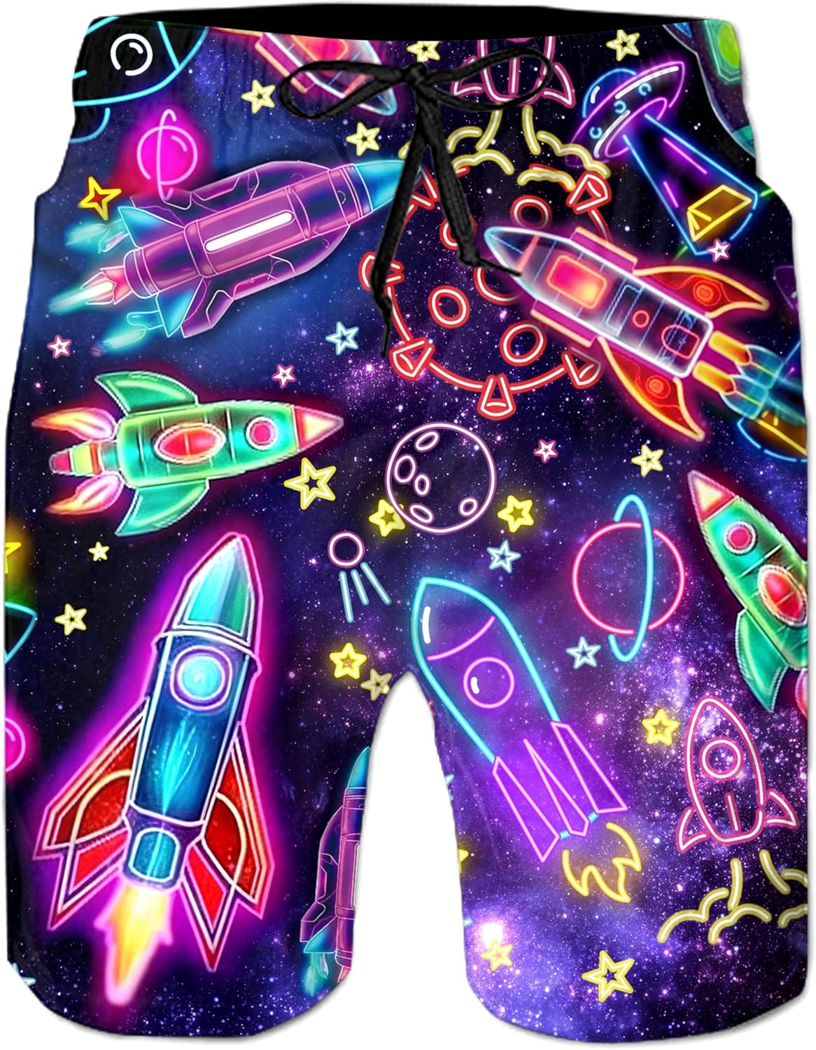 Herren Badehose schnelltrocknend Boardshorts Badeanzug mit Taschen Netzfutter - Bild 48 von 85