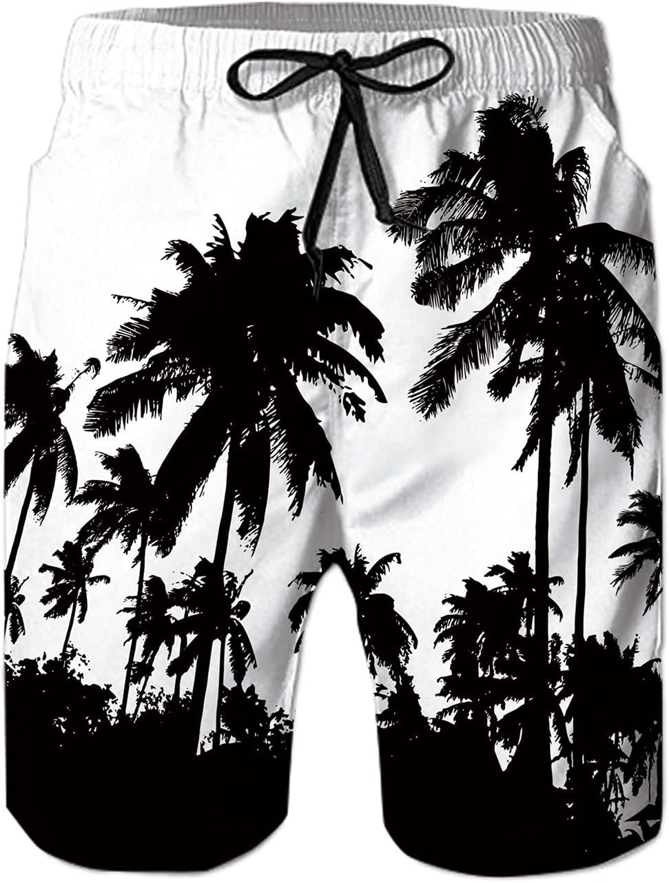 Herren Badehose schnelltrocknend Boardshorts Badeanzug mit Taschen Netzfutter - Bild 49 von 85