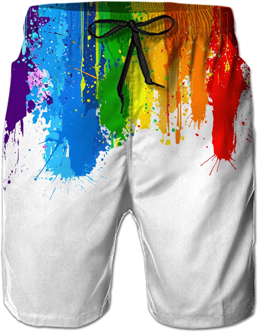 Herren Badehose schnelltrocknend Boardshorts Badeanzug mit Taschen Netzfutter - Bild 57 von 85
