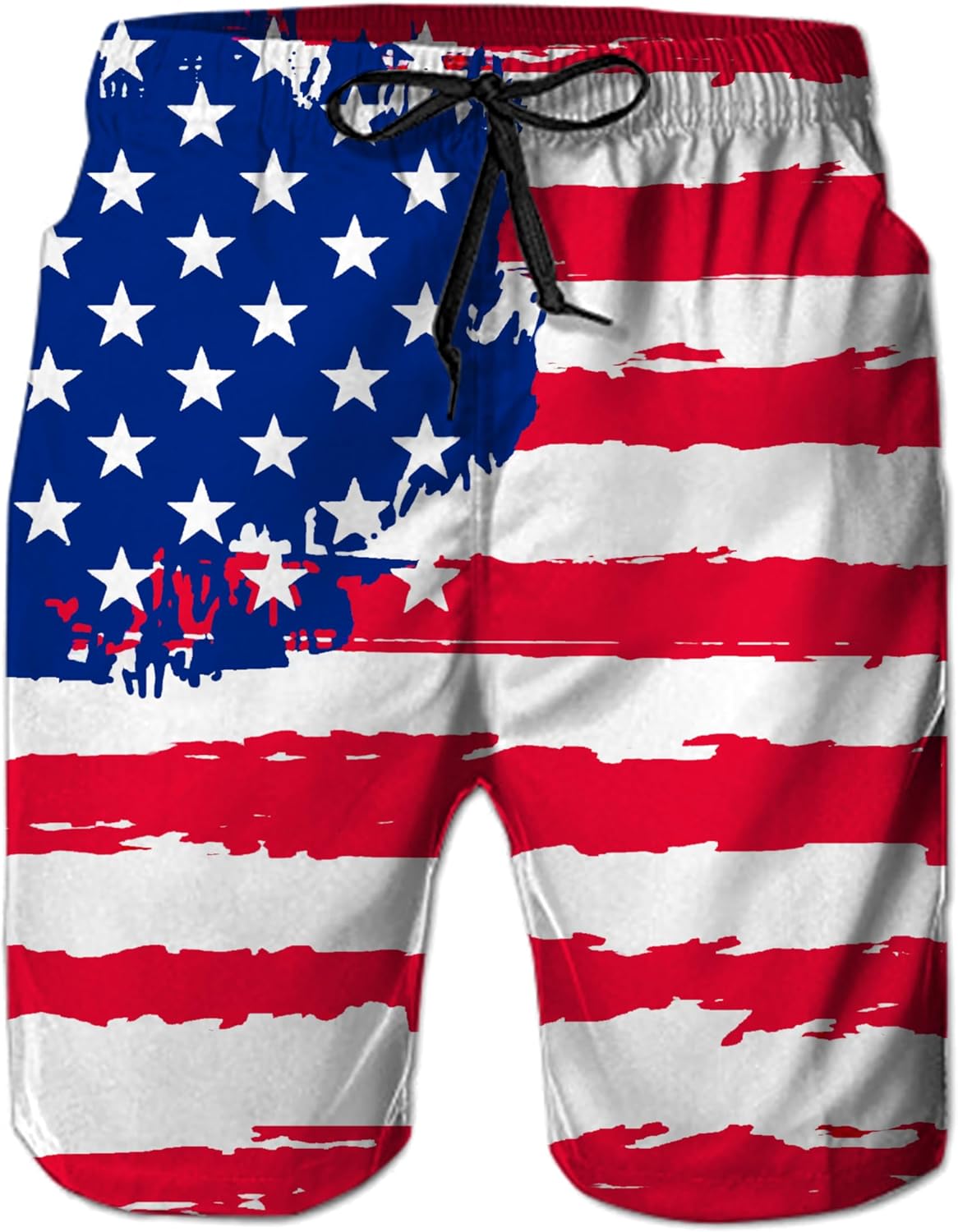 Herren Badehose schnelltrocknend Boardshorts Badeanzug mit Taschen Netzfutter - Bild 62 von 85