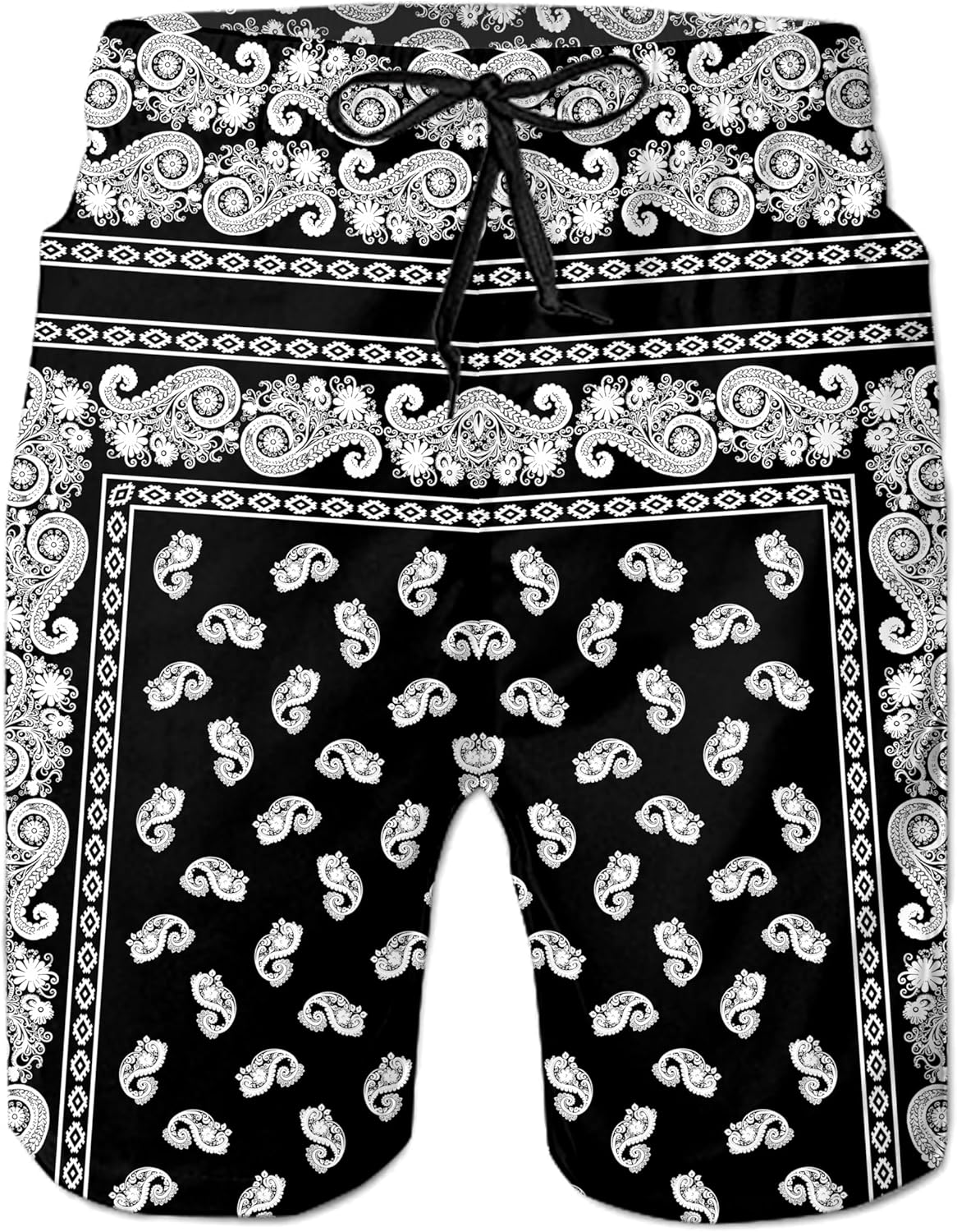 Herren Badehose schnelltrocknend Boardshorts Badeanzug mit Taschen Netzfutter - Bild 68 von 85