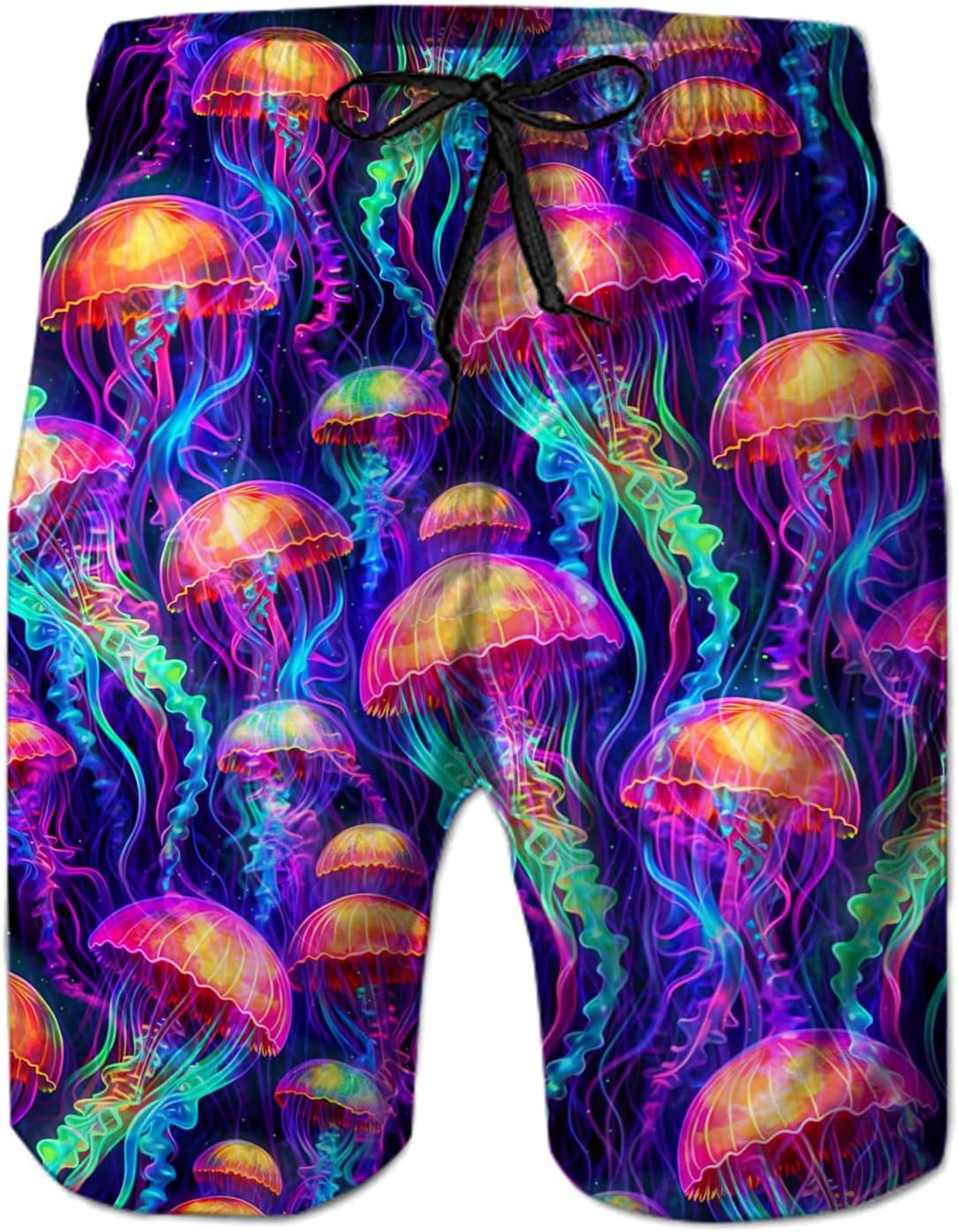 Herren Badehose schnelltrocknend Boardshorts Badeanzug mit Taschen Netzfutter - Bild 73 von 85