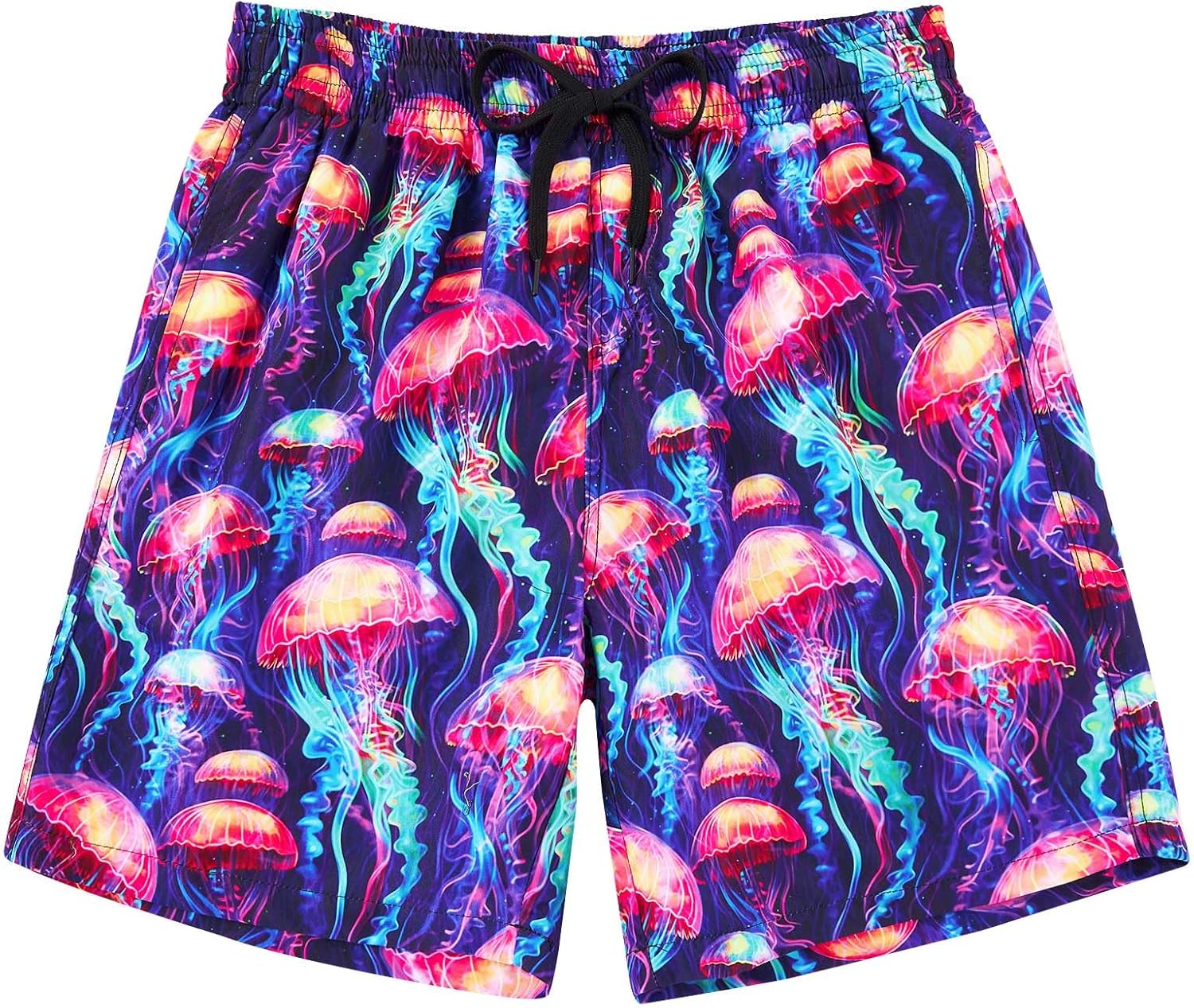 Herren Badehose schnelltrocknend Boardshorts Badeanzug mit Taschen Netzfutter - Bild 77 von 85