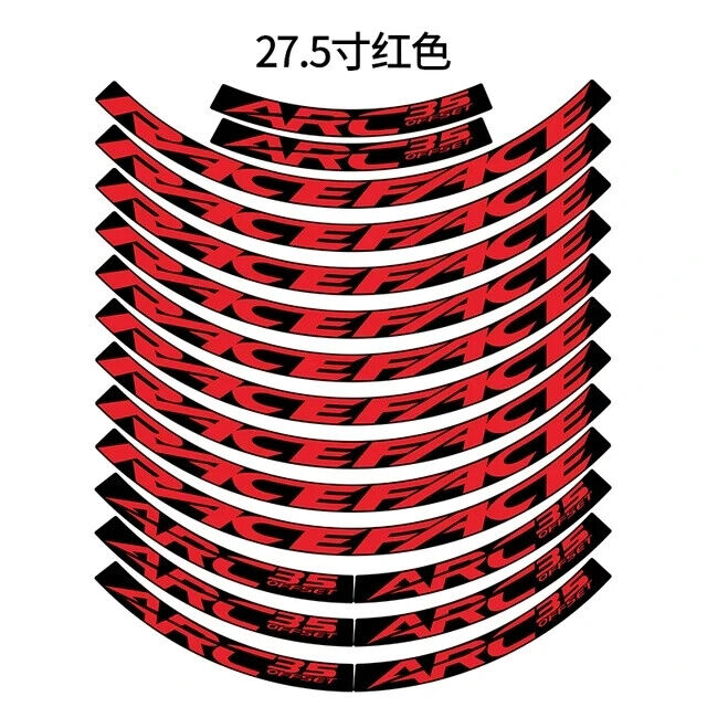 MTB Rim Stickers Bike Wheel Set Decal Rim Decal Bicycle Accessories Decorative - Picture 27 of 34
