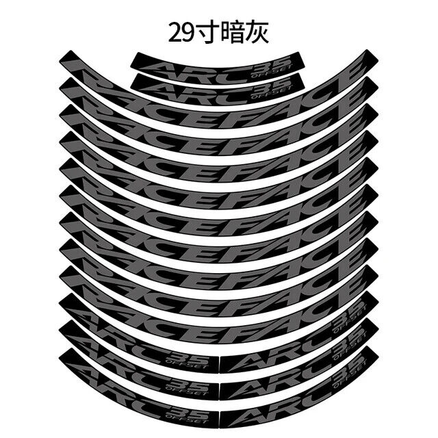 MTB Rim Stickers Bike Wheel Set Decal Rim Decal Bicycle Accessories Decorative - Picture 29 of 34