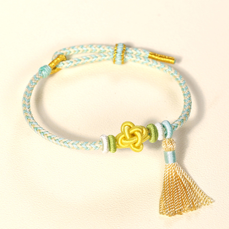 Hand Woven Tassel Osmanthus Knot Lucky Hand Rope