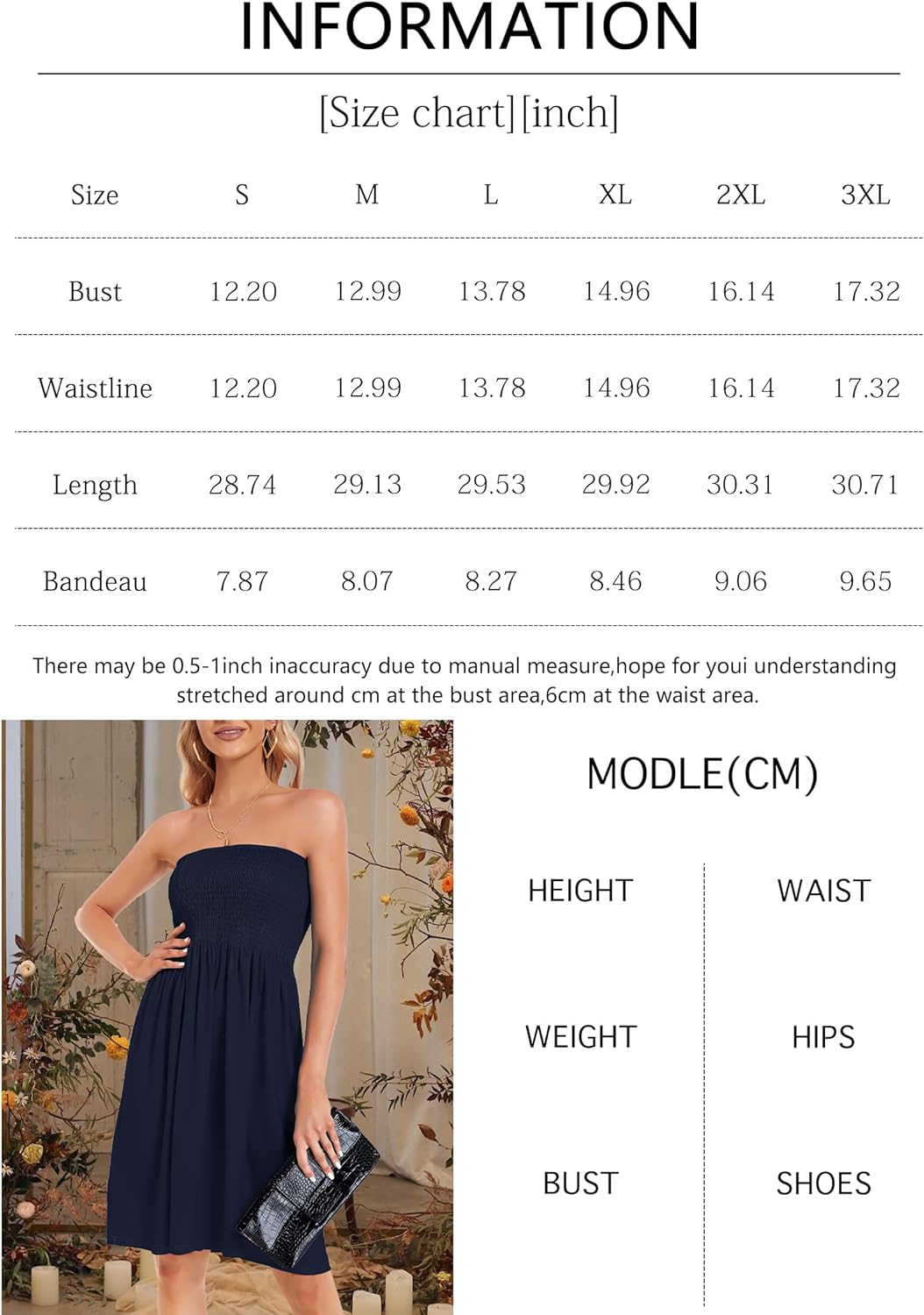 Summer Dresses for Women Beach Cover Ups Strapless Boho Floral Print Sundress - Picture 149 of 248