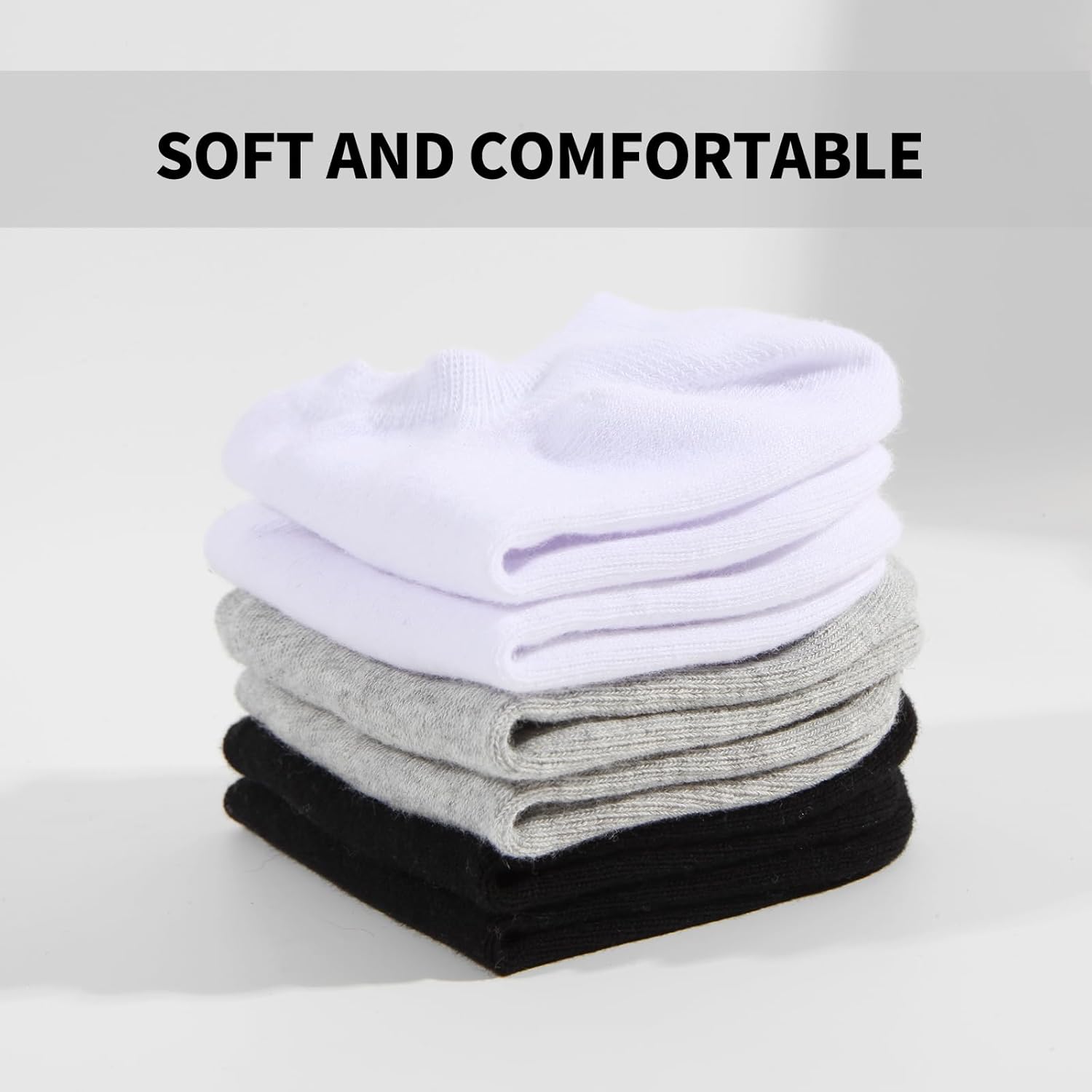 6/10 Pairs Non-Slip No Show Ankle Socks - Low Cut Invisible Liner for Women Men - Bild 34 von 59