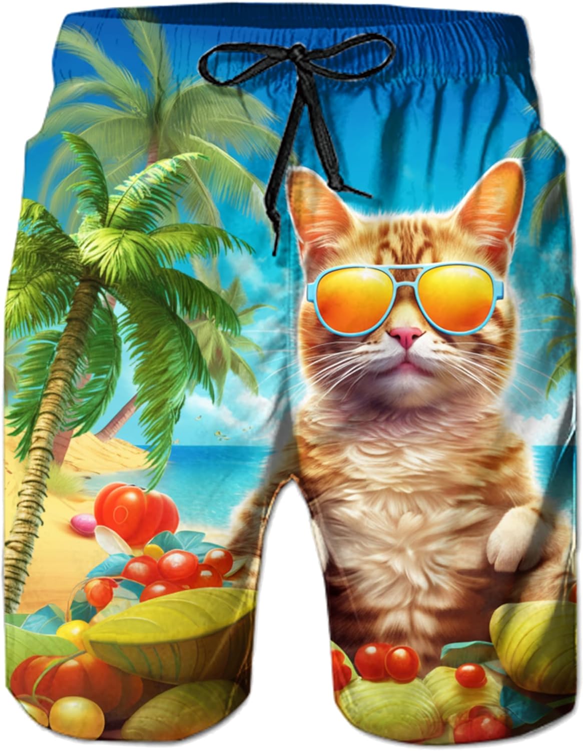 Mens Swim Trunks Quick Dry Beach Shorts with Mesh Lining Bathing Suits - Picture 33 of 76