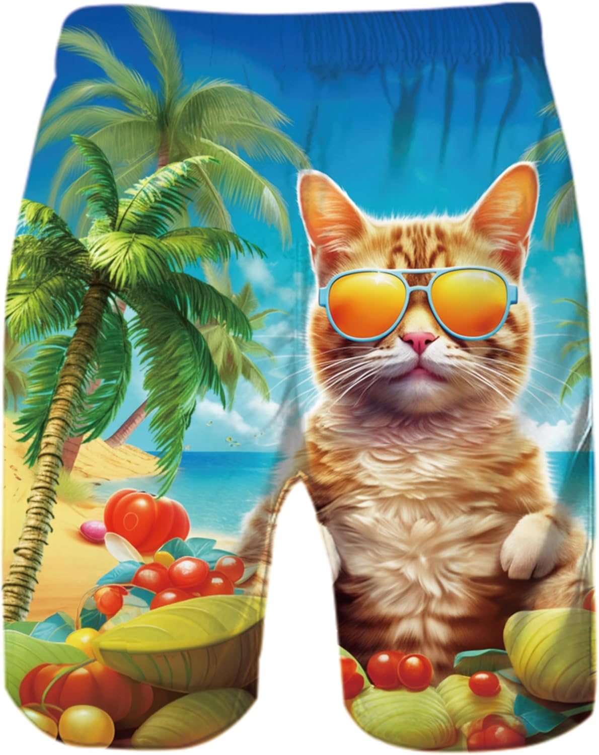 Mens Swim Trunks Quick Dry Beach Shorts with Mesh Lining Bathing Suits - Picture 34 of 76