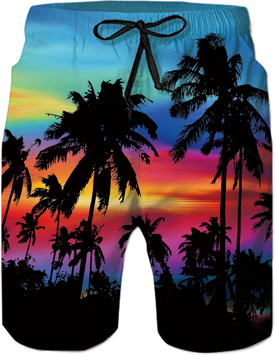 Mens Swim Trunks Quick Dry Beach Shorts with Mesh Lining Bathing Suits - Picture 35 of 76
