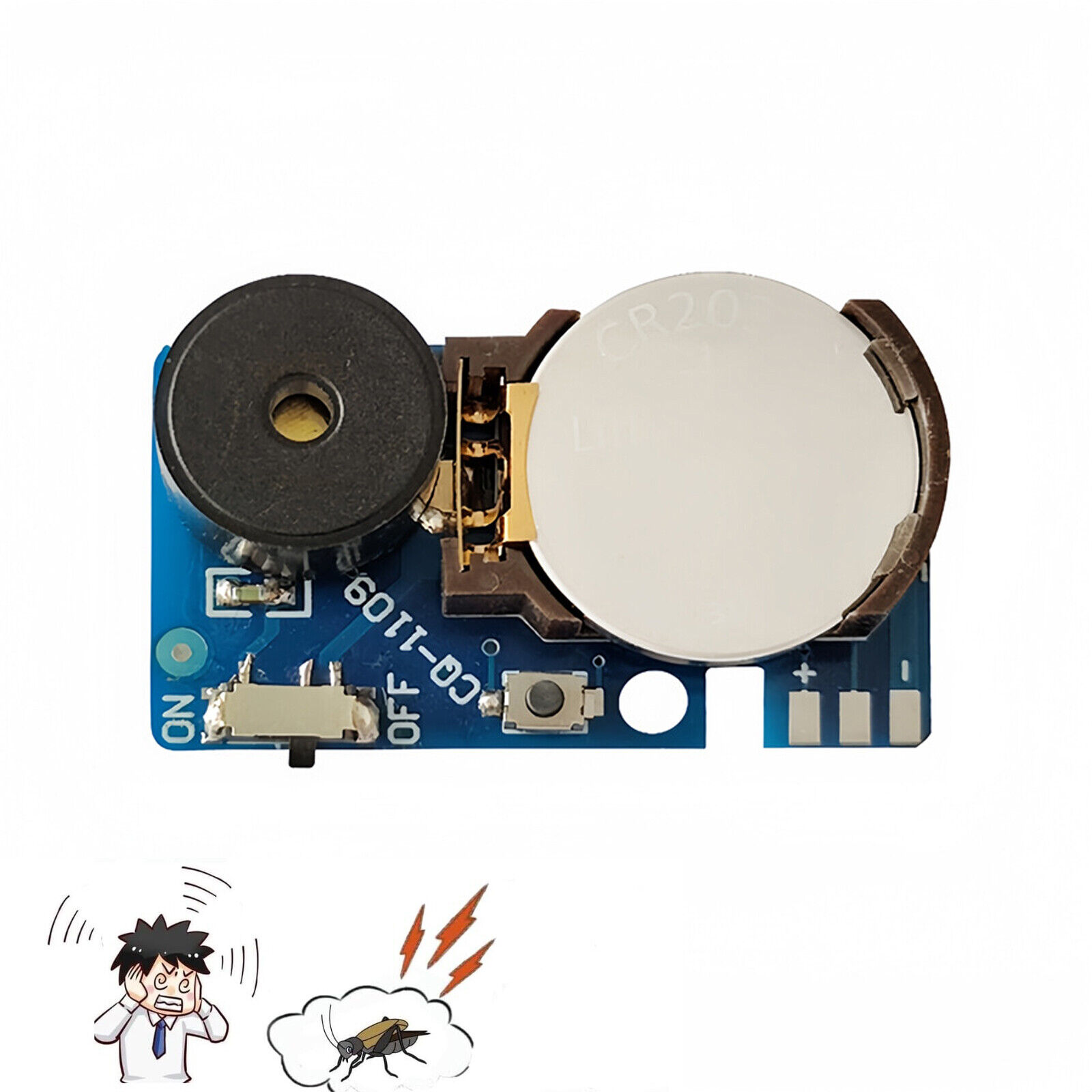 Ruido Cricket Bromas Ocultas Buring Noise Sound Maker (1-3 Pack) Cricket Broma PCB - Imagen 19 de 20
