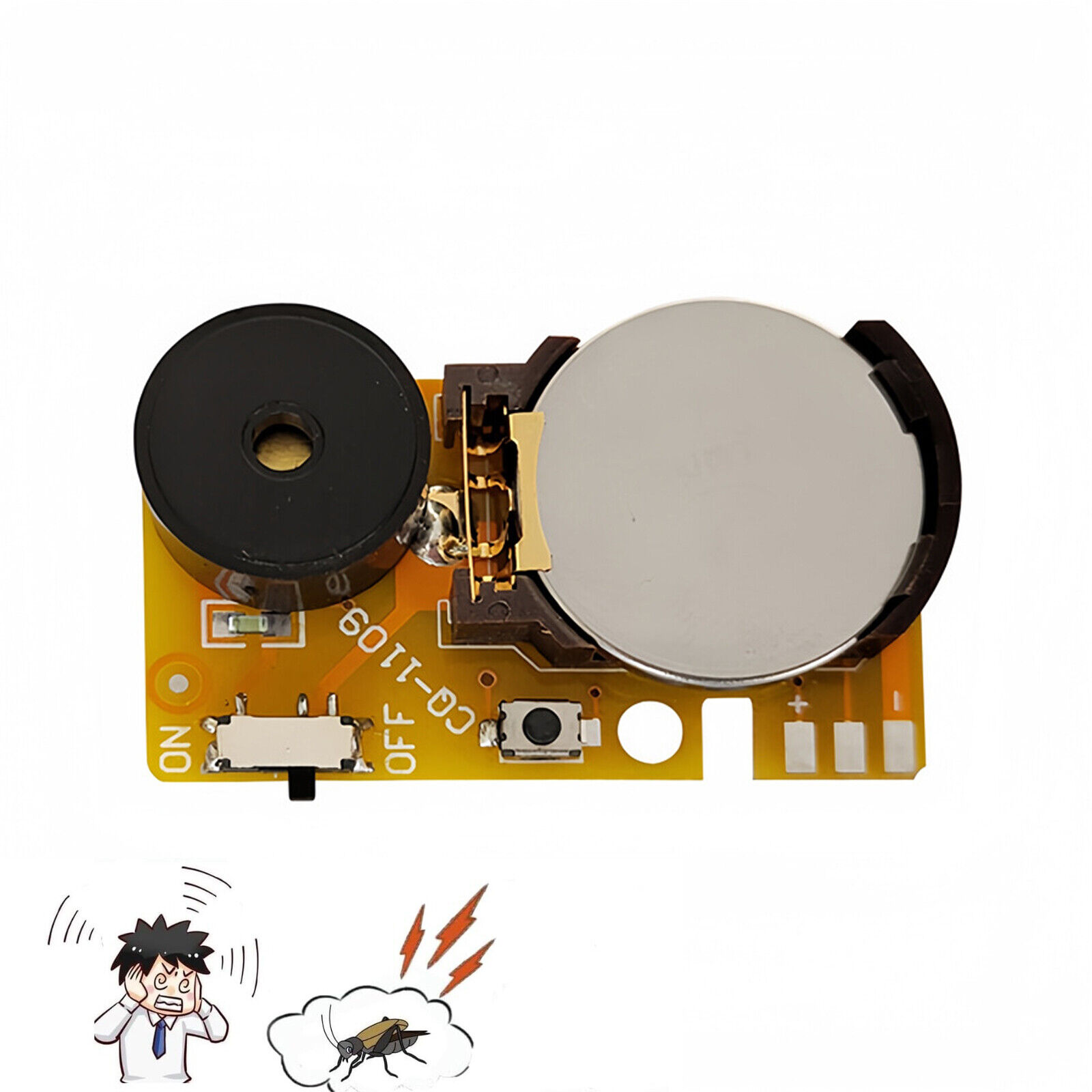 Ruido Cricket Bromas Ocultas Buring Noise Sound Maker (1-3 Pack) Cricket Broma PCB - Imagen 20 de 20