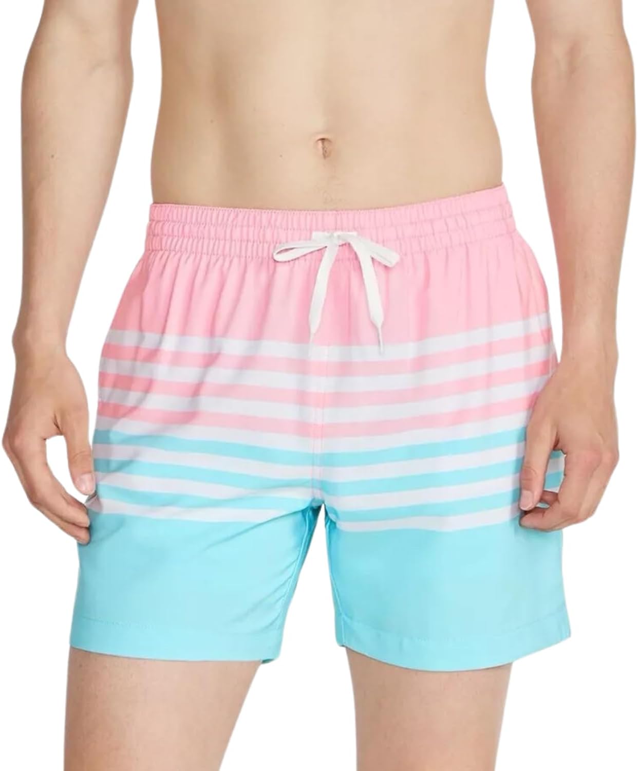 Men’s 4-Way Stretch Swim Trunks Quick Dry Beach Shorts 5.5″ Inseam Mesh Liner - Picture 16 of 37