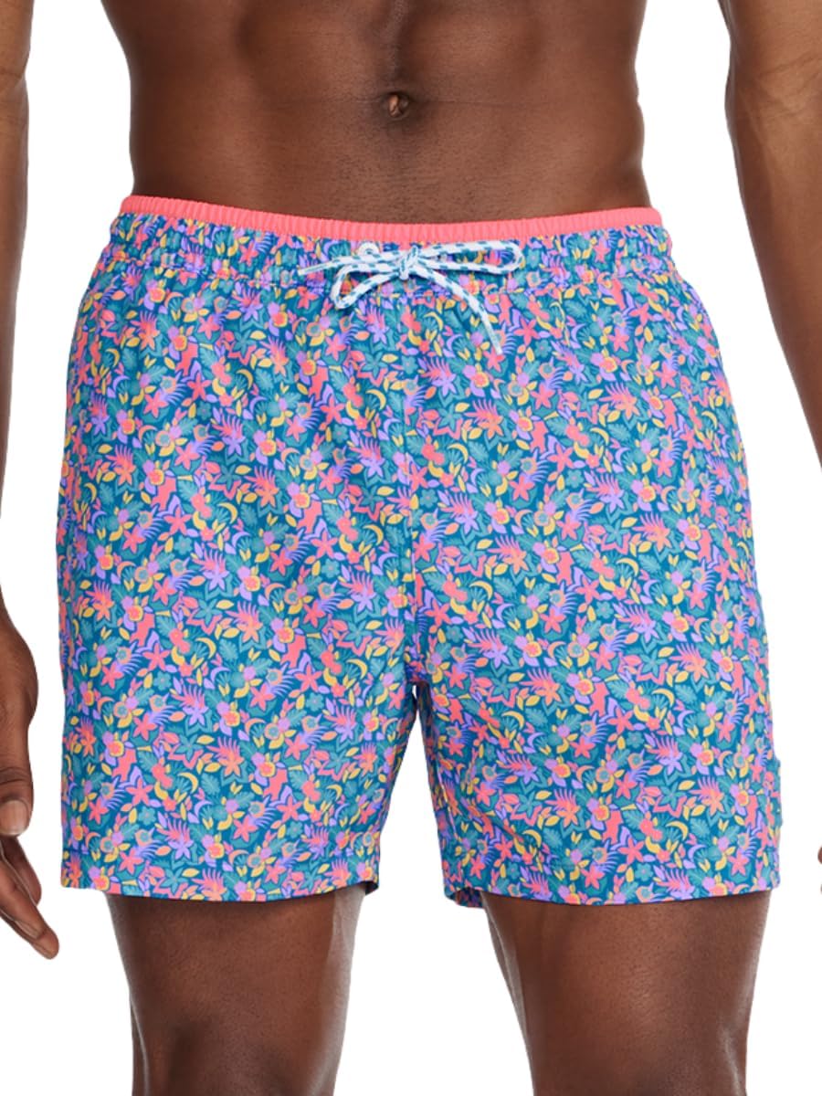 Men’s 4-Way Stretch Swim Trunks Quick Dry Beach Shorts 5.5″ Inseam Mesh Liner - Picture 21 of 37