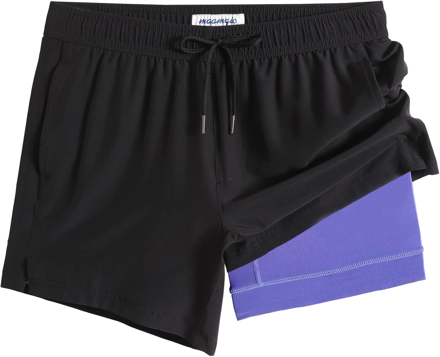 Herren Stretch Badeshorts Kompressionsfutter Badehose für Strandmode - Bild 13 von 48