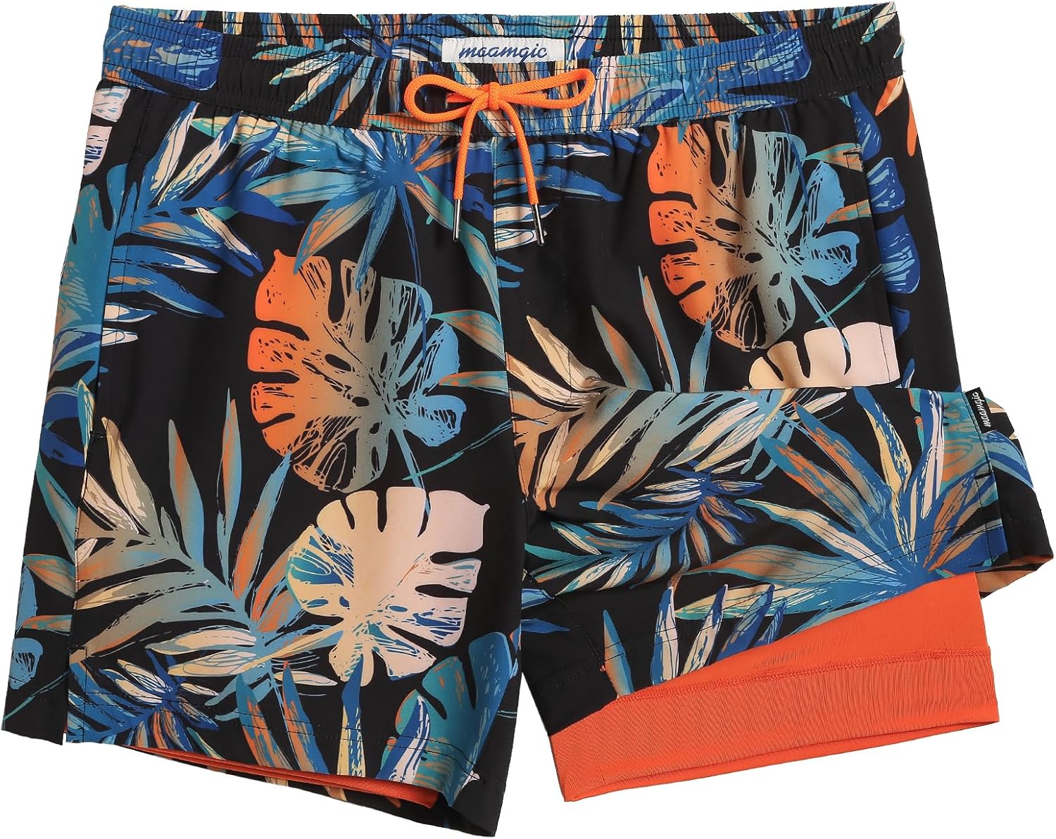 Herren Stretch Badeshorts Kompressionsfutter Badehose für Strandmode - Bild 14 von 48