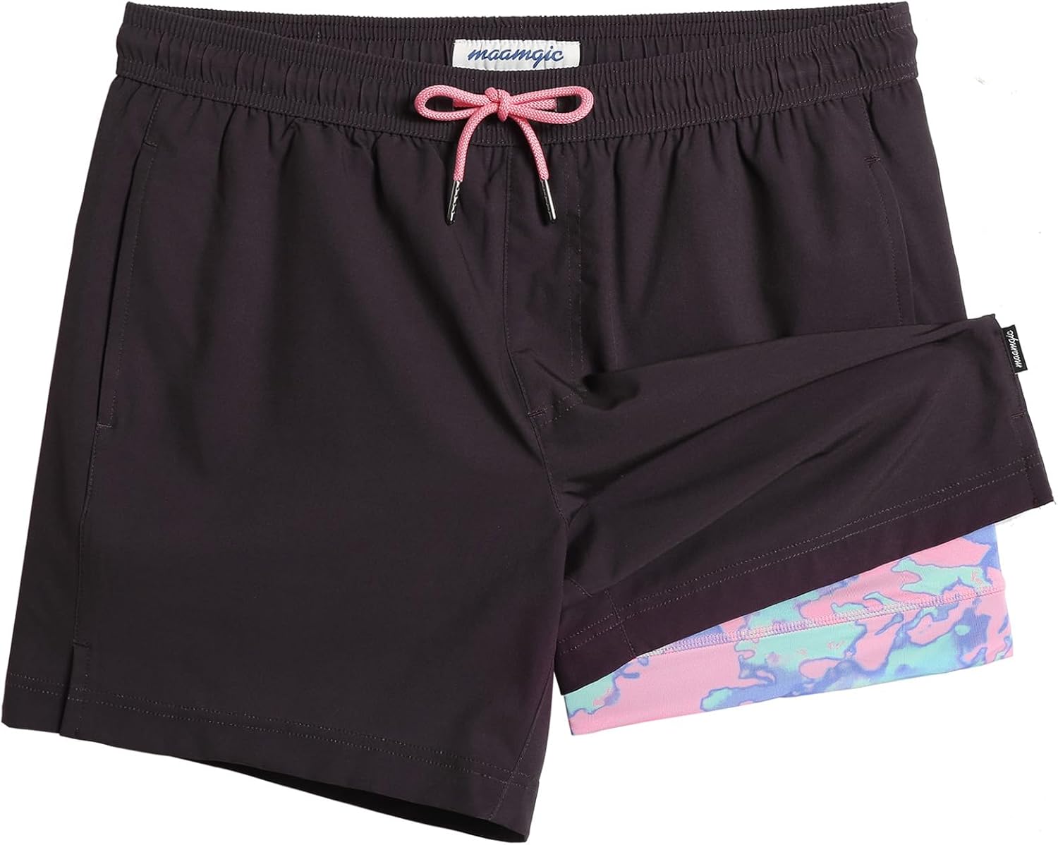 Herren Stretch Badeshorts Kompressionsfutter Badehose für Strandmode - Bild 15 von 48