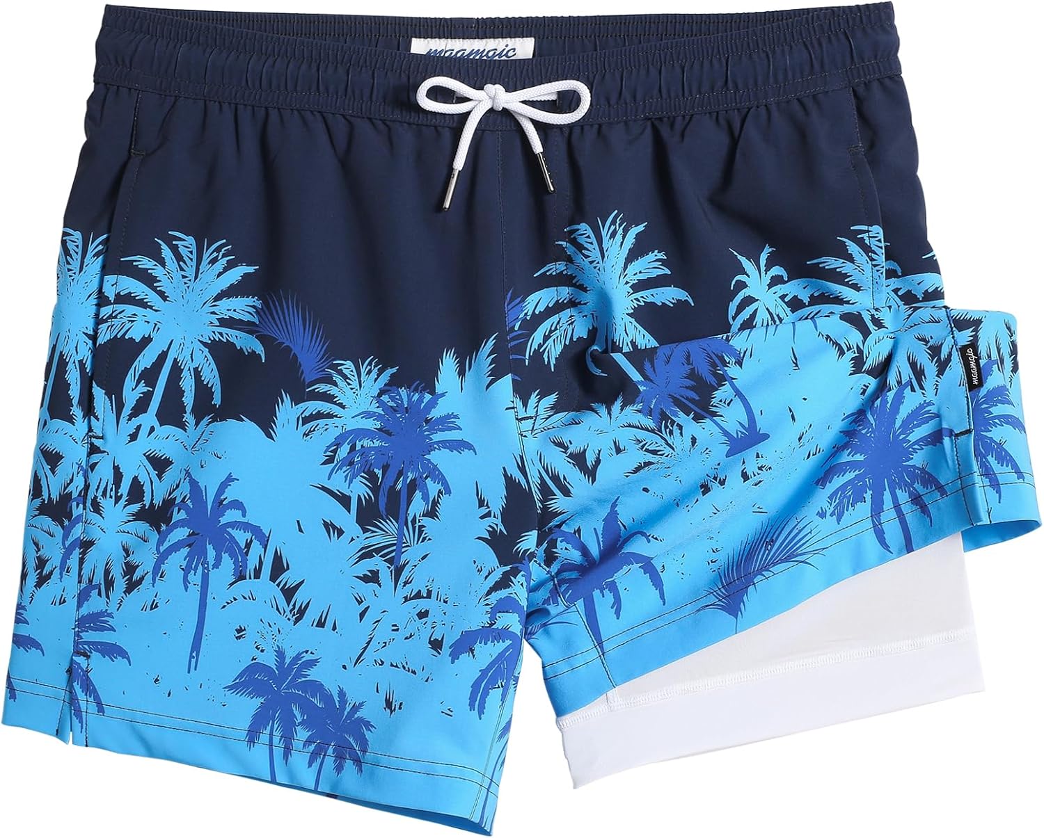 Herren Stretch Badeshorts Kompressionsfutter Badehose für Strandmode - Bild 18 von 48