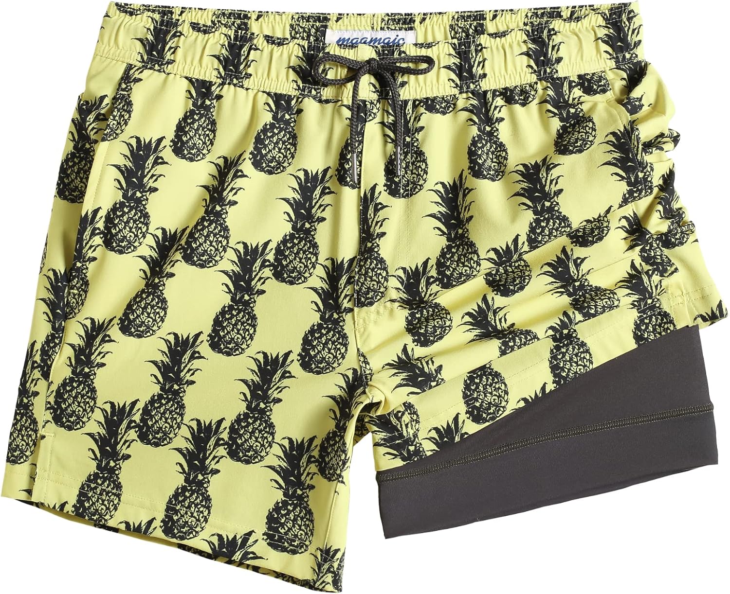 Herren Stretch Badeshorts Kompressionsfutter Badehose für Strandmode - Bild 38 von 48