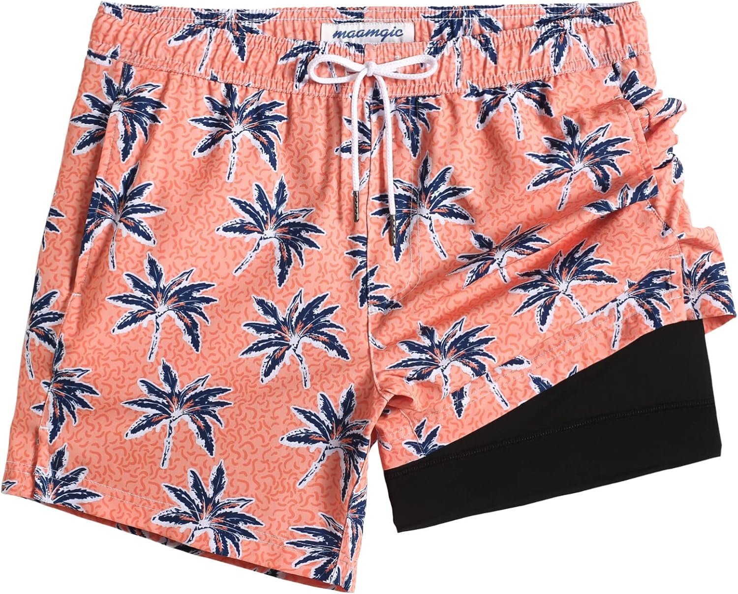 Herren Stretch Badeshorts Kompressionsfutter Badehose für Strandmode - Bild 43 von 48