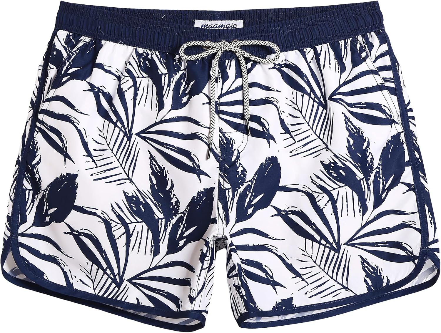 Herren Vintage Badehose kurz schnelltrocknend Boardshorts mit Netzfutter - Bild 26 von 49