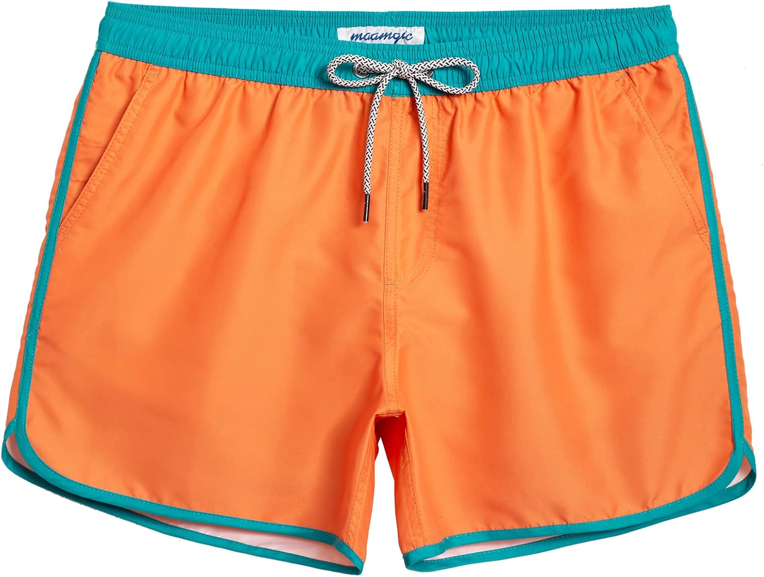 Herren Vintage Badehose kurz schnelltrocknend Boardshorts mit Netzfutter - Bild 31 von 49