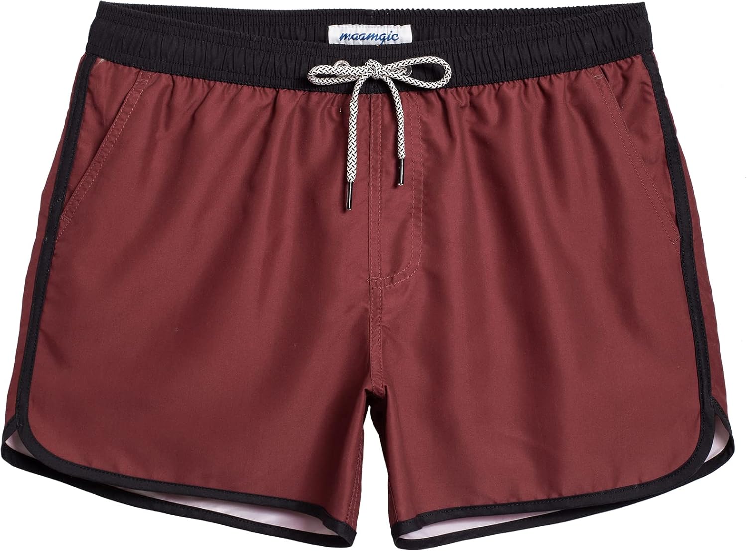 Herren Vintage Badehose kurz schnelltrocknend Boardshorts mit Netzfutter - Bild 41 von 49