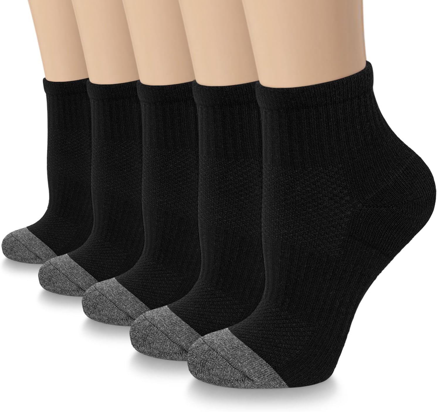 5 Pairs Copper Compression Socks �C Ankle, Plantar Fasciitis & Arch Support - Picture 47 of 105