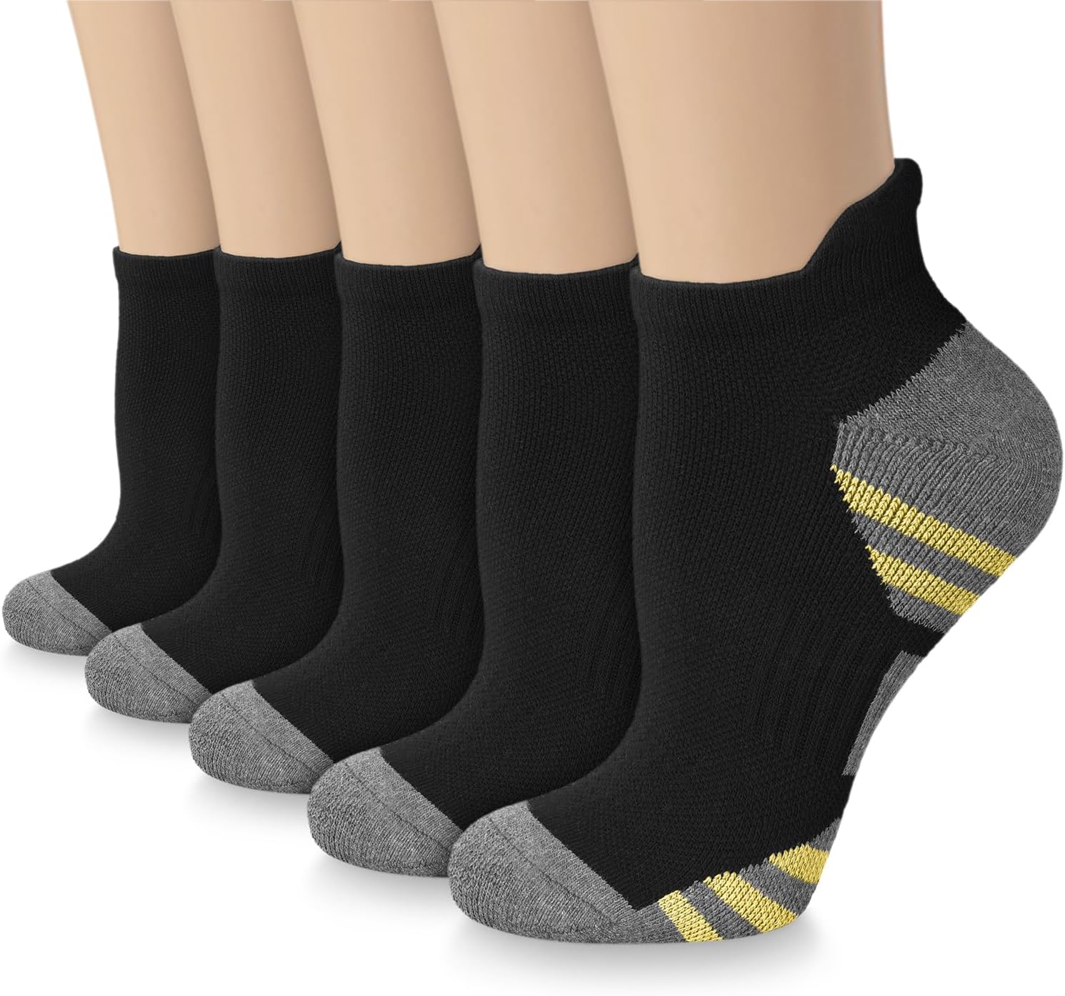 5 Pairs Copper Compression Socks �C Ankle, Plantar Fasciitis & Arch Support - Picture 77 of 105