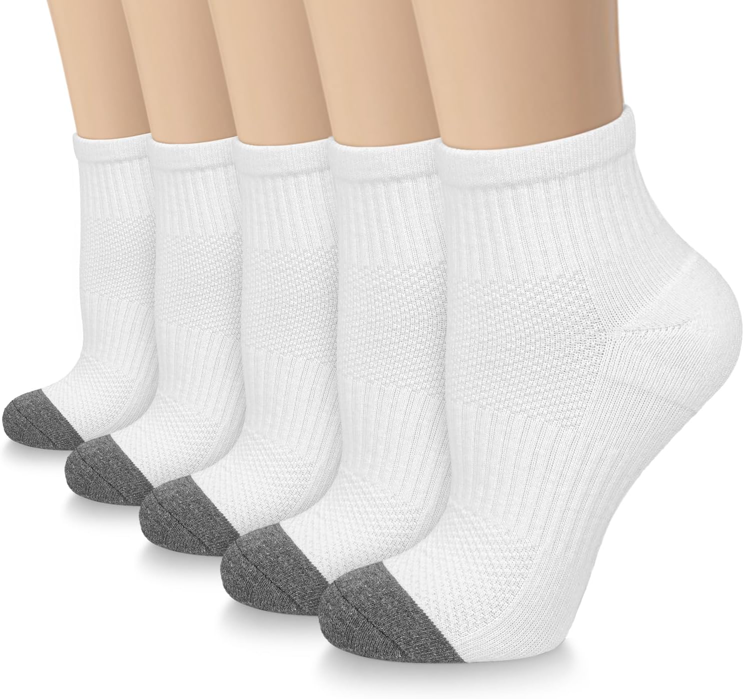 5 Pairs Copper Compression Socks �C Ankle, Plantar Fasciitis & Arch Support - Picture 86 of 105