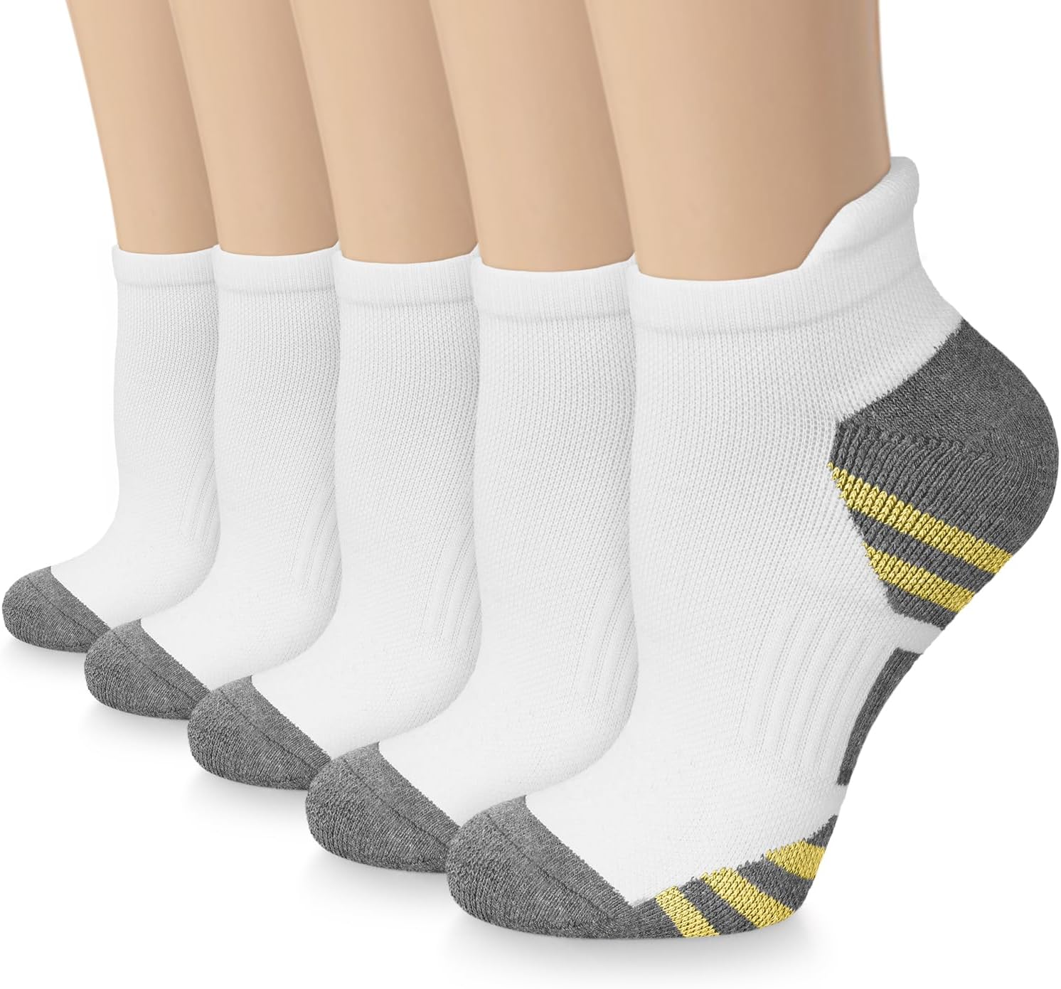 5 Pairs Copper Compression Socks �C Ankle, Plantar Fasciitis & Arch Support - Picture 91 of 105