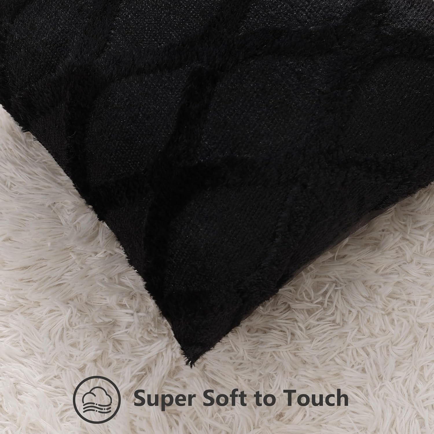Throw Pillow Covers 2 PCS, Soft Plush Faux Fur Decorative Pillowcases for Sofa - Picture 52 of 138