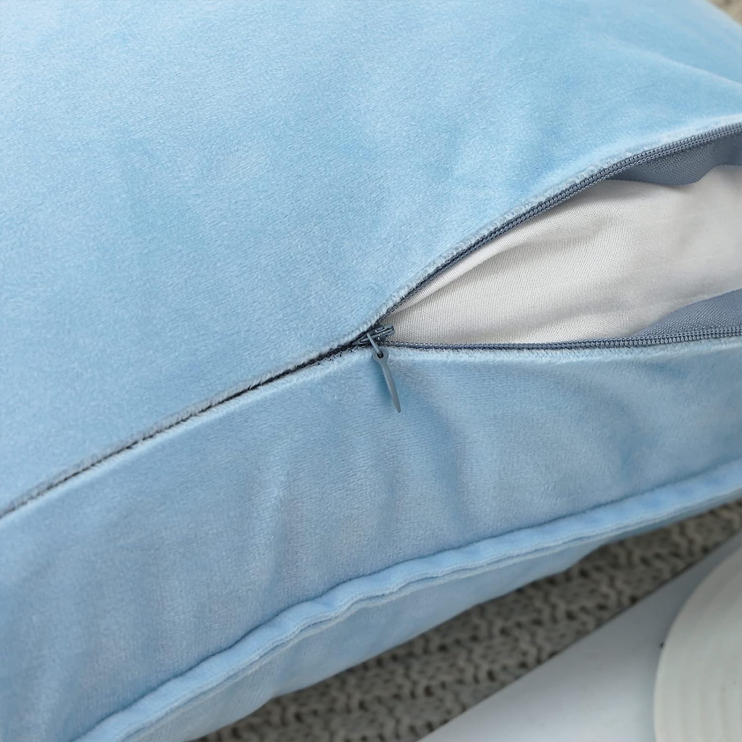 Dekokissenbezüge 2er Pack weiche dekorative quadratische Kissenbezüge für Couch - Bild 32 von 102
