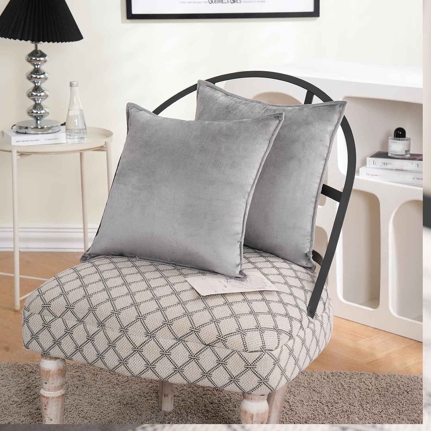 Dekokissenbezüge 2er Pack weiche dekorative quadratische Kissenbezüge für Couch - Bild 58 von 102