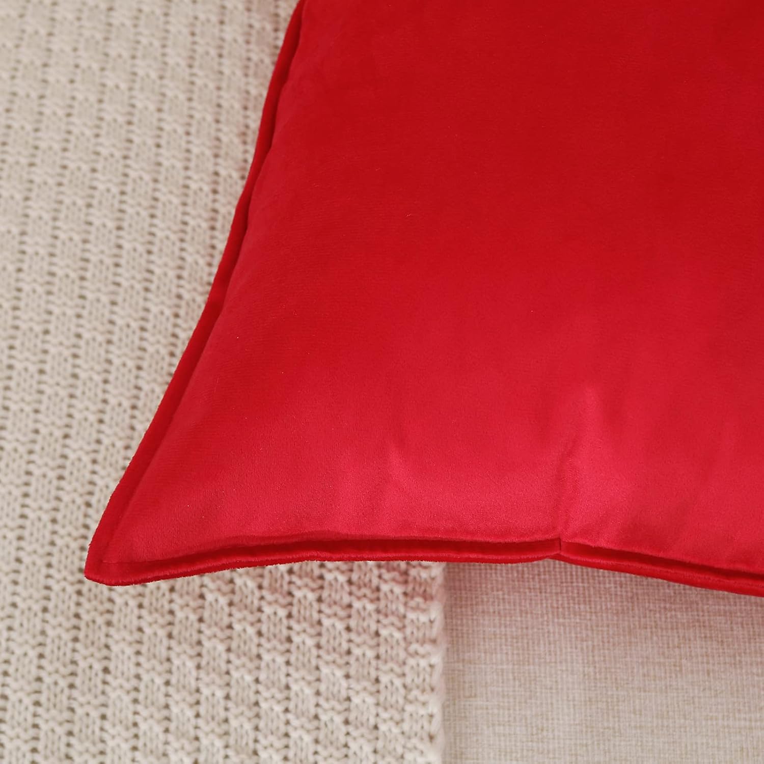 Dekokissenbezüge 2er Pack weiche dekorative quadratische Kissenbezüge für Couch - Bild 64 von 102