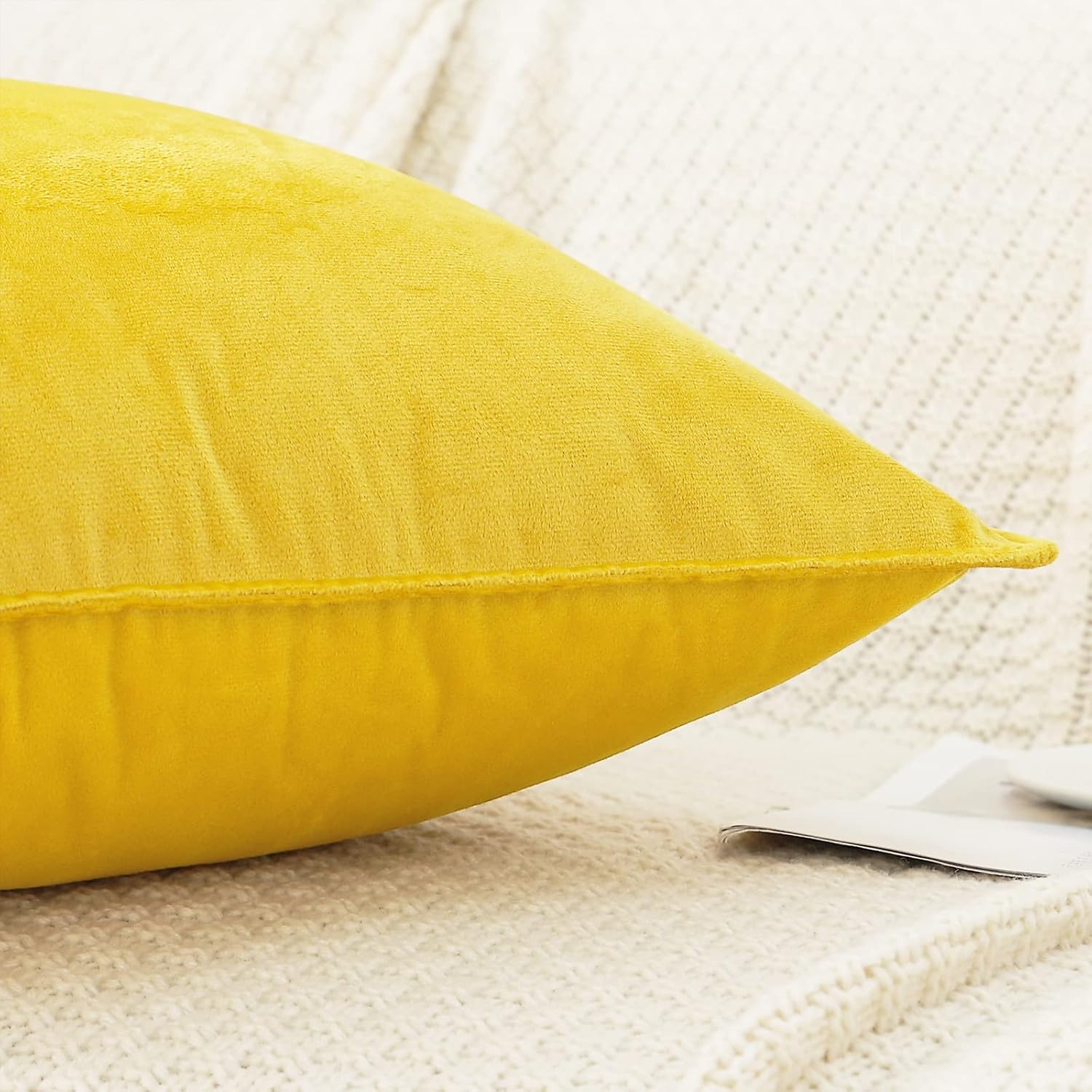 Dekokissenbezüge 2er Pack weiche dekorative quadratische Kissenbezüge für Couch - Bild 100 von 102